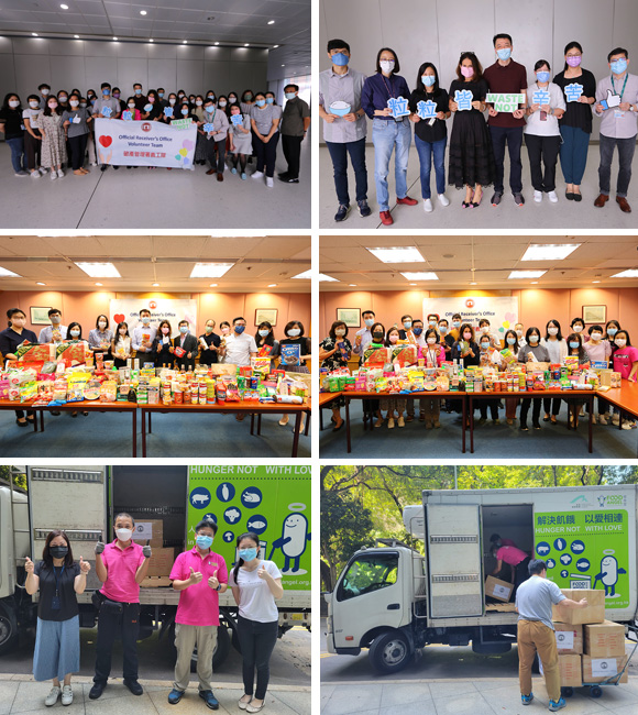 ORO Volunteer Team donated food to Food Angel