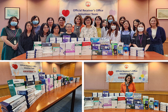 ORO Volunteer Team donated face masks for the elderly