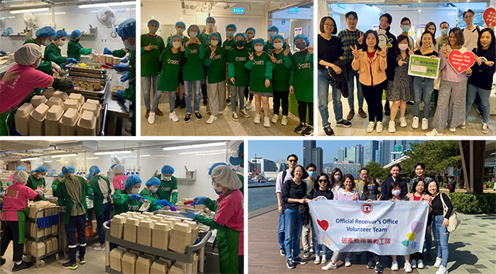 ORO Volunteer Team joined Food Angel to prepare meal boxes for low-income families
