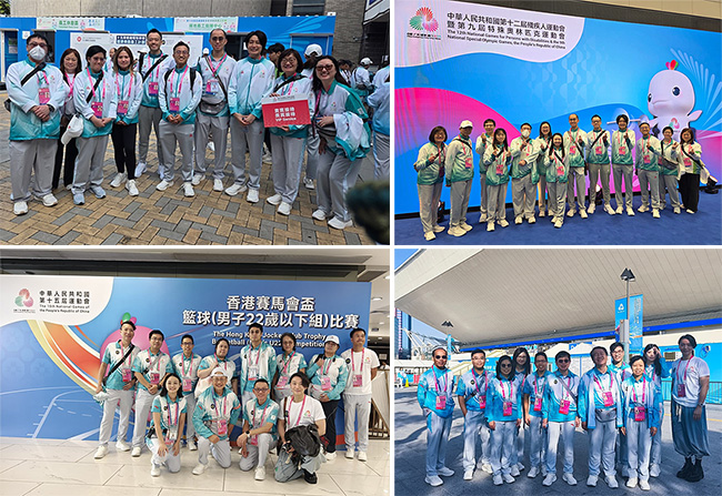 ORO Volunteer Team supported the 15th National Games, the 12th National Games for Persons with Disabilities and the 9th National Special Olympic Games in Hong Kong